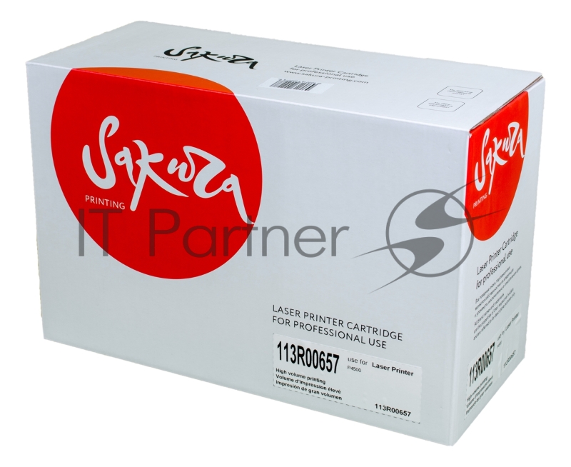 Картридж лазерный Sakura 113R00657 для Xerox P4500, черный, 18000 к.