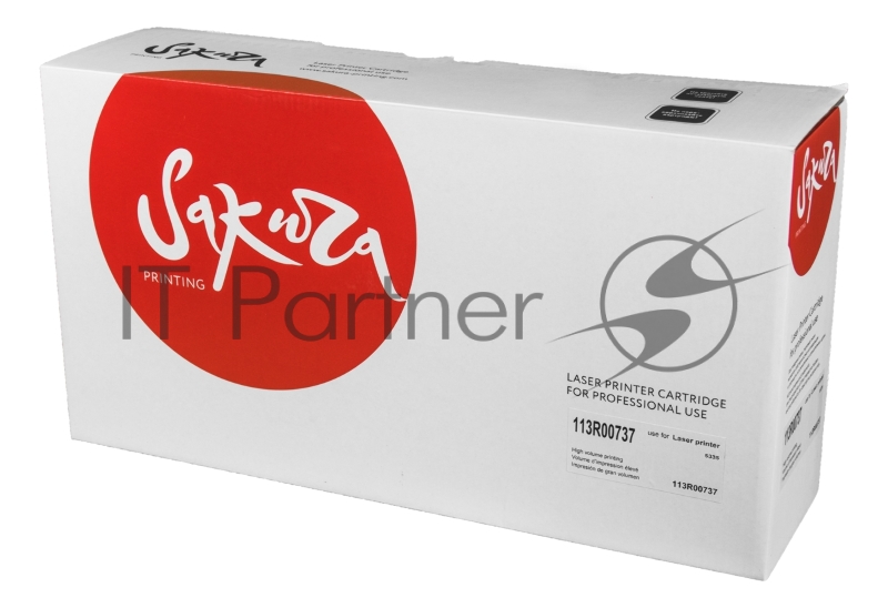 Картридж лазерный Sakura 113R00737 для Xerox Phaser 5335, черный,10 000 к.