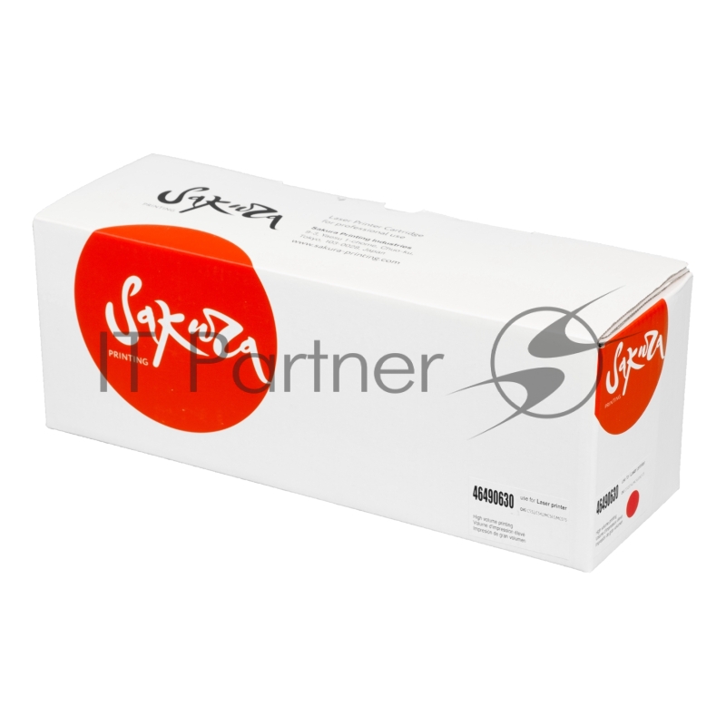 Картридж Sakura 46490630 для OKI C531DN/C532DN/C542DN/MC563/MC573, пурпурный, 7 000 к.