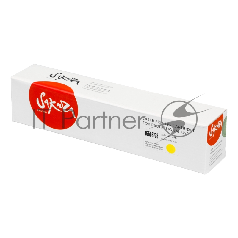 Картридж Sakura 46508733 для OKI C332/MC363, желтый, 3 000 к.