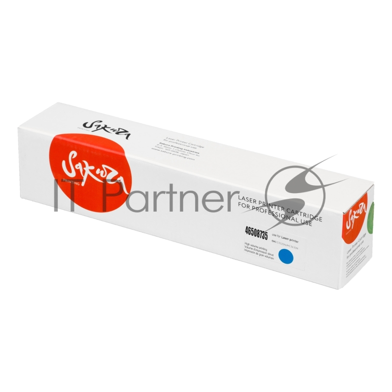 Картридж Sakura 46508735 для OKI C332/MC363, голубой, 3 000 к.