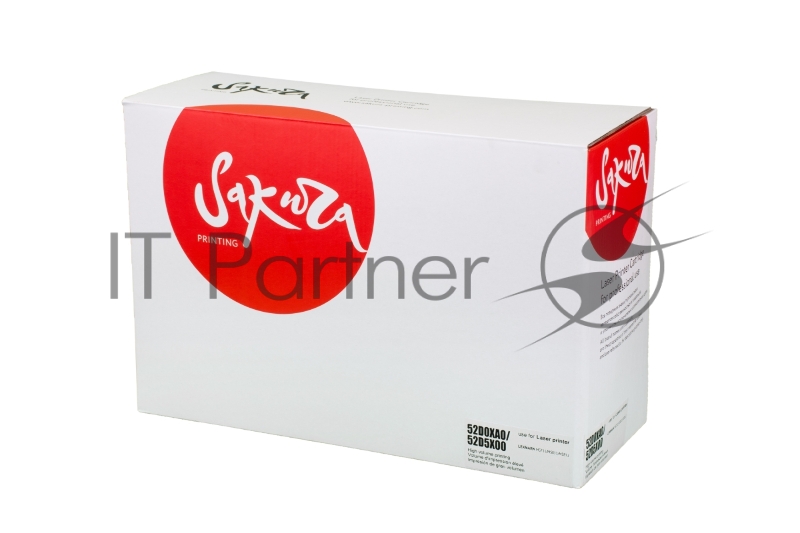 Картридж лазерный Sakura 52D0XA0/52D5X00 для Lexmark MS711/811/812, черный, 45 000 к.