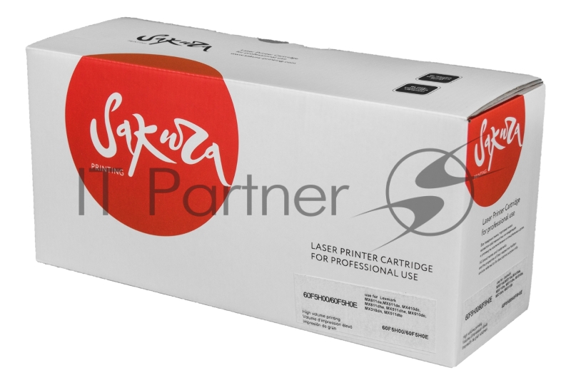 Картридж Sakura 60F5H00/60F5H0E для Lexmark MX611de,MX511de, MX410de, MX611dhe, MX511dhe, MX510de, MX310dn, MX511dte, черный, 10 000 к.