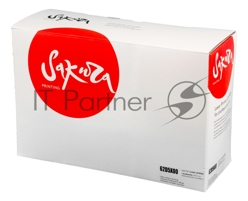 Картридж лазерный Sakura 62D0XA0/62D5X00 для Lexmark MX711/810/811/812, черный, 45 000 к.