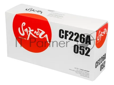 Картридж Sakura CF226A/052 для HP и Canon, черный, 3 100 к.