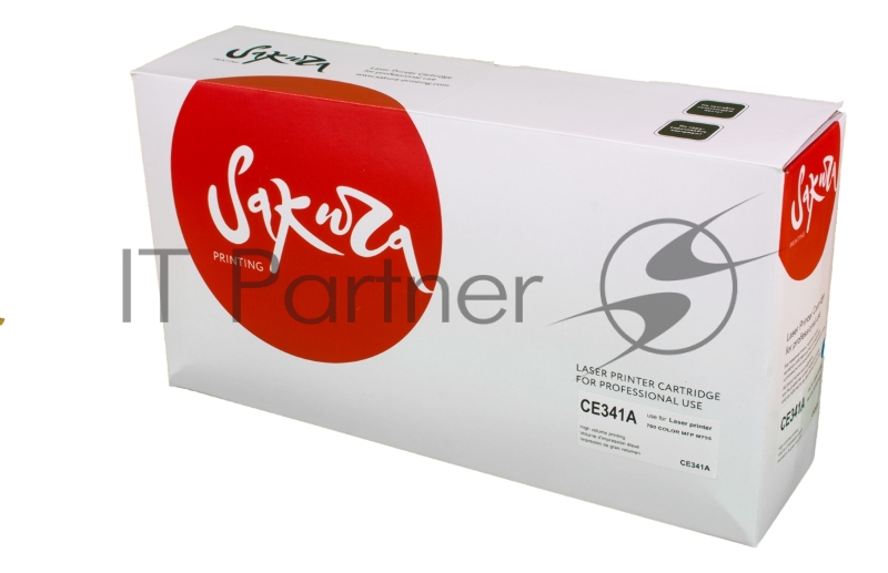 Картридж лазерный Sakura CE341A для HP LJ 700/775, синий, 16 000 к.