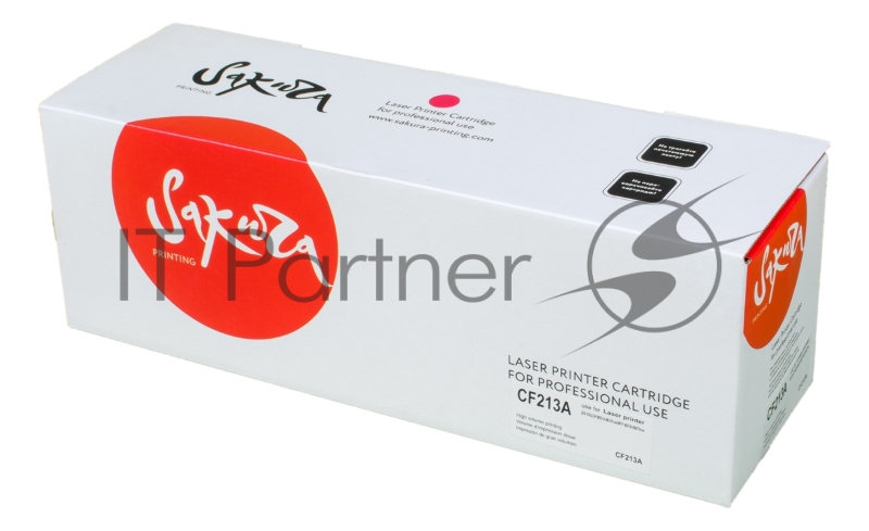 Картридж лазерный Sakura CF213A для HP LJ Pro M251/M276, пурпурный, 1800 к.