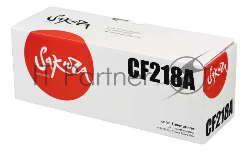 Картридж лазерный Sakura CF218A для HP LJ Pro m104a/m104w/m132a/m132fn/m132fw/m132nw, черный, 1 400 к.