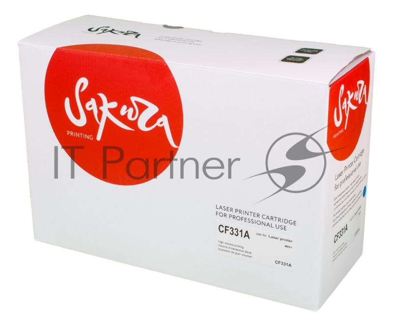 Картридж лазерный Sakura CF331A для HP LJ M651, M651DN, M651N, M651Xh, синий, 15 000 к.
