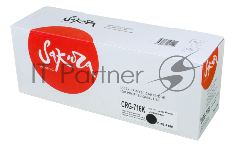 Картридж лазерный Sakura CRG716K/CB540A для HP Color LJ CM1312MFP/CP1215/CP1515/CP1518/Canon i-SENSYS LBP 5050/MF8030CN/8050CN/HP Color LJ CM1312MFP/CP1215/CP1515/CP1518б, черный, 2300 к.