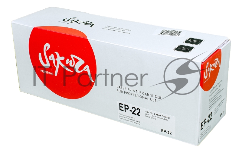 Картридж лазерный Sakura EP22 для Canon LBP-800/810/1120, HP LJ 1100/1100A, черный, 2500 к.