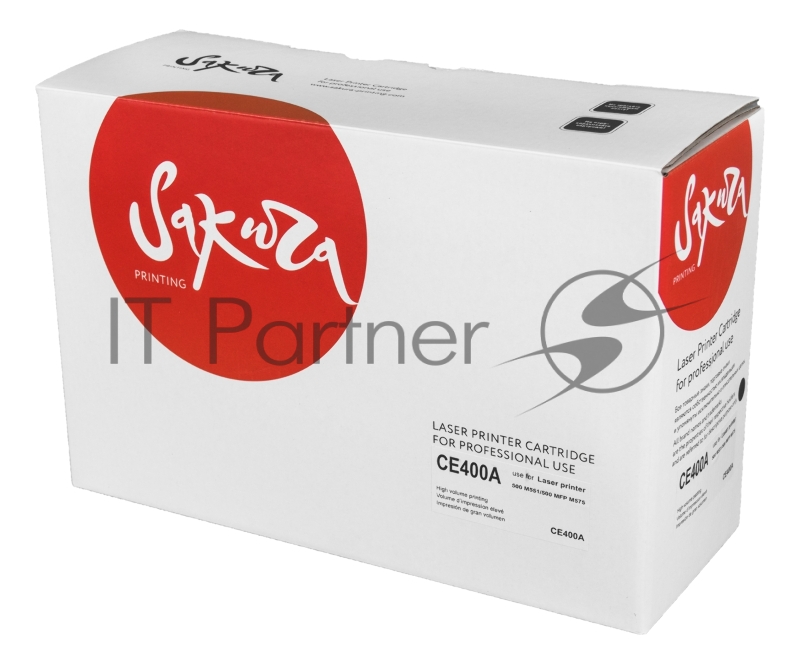 Картридж Sakura CE400A для HP Enterprise 500 Color M551/570/575, черный, 5 500 к.