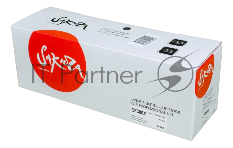 Картридж Sakura CF380X для HP MFP M476, черный, 4400 к.