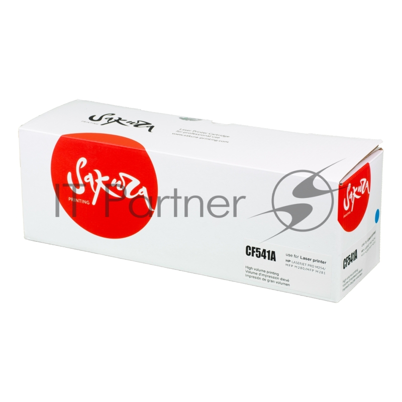 Картридж Sakura CF541A (203A) для HP M254, MFP M280/281, синий, 1 300 к.