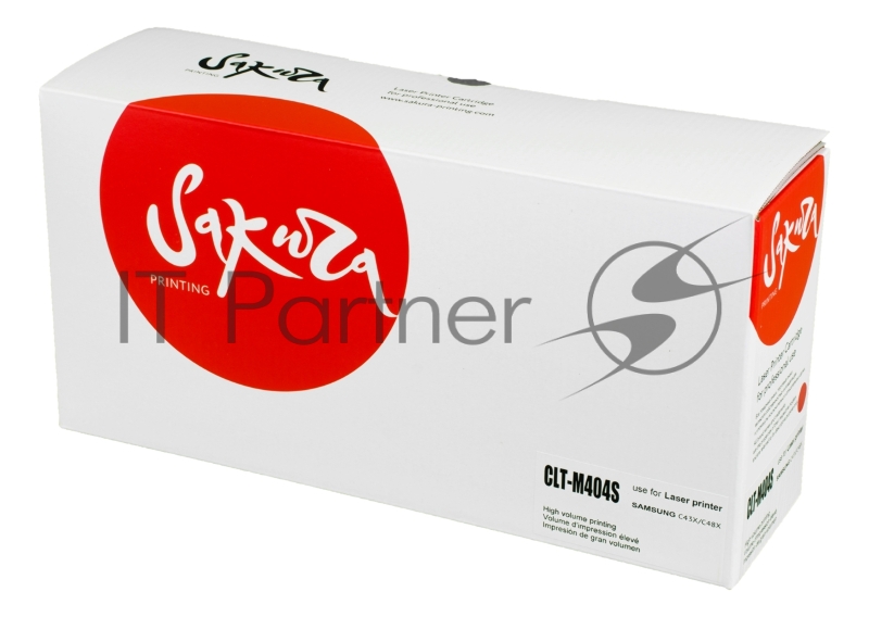 Картридж лазерный Sakura CLTM404S для Samsung SL-C430/SL-C480, пурпурный, 1500 к.