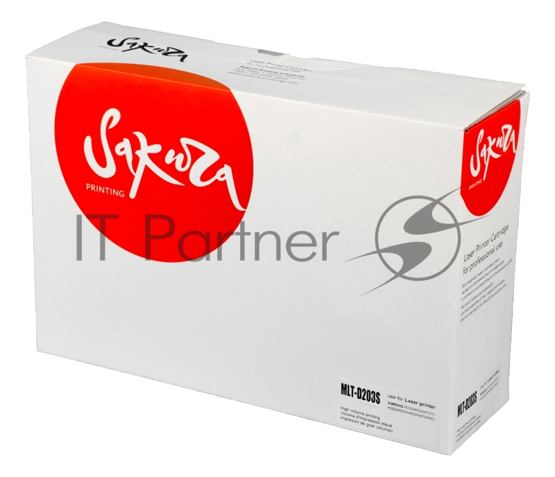Картридж лазерный Sakura MLTD203S для Samsung ProXpress M3310/ M3320/ M3370/ M3820/ M3870/ M4020/ M4070/ M4072 Series, черный, 3 000 к.
