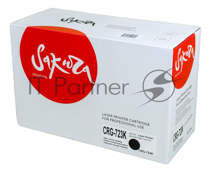Картридж лазерный Sakura CRG723K для Canon LBP7700/7750C/7753/7754, черный, 5000 к.