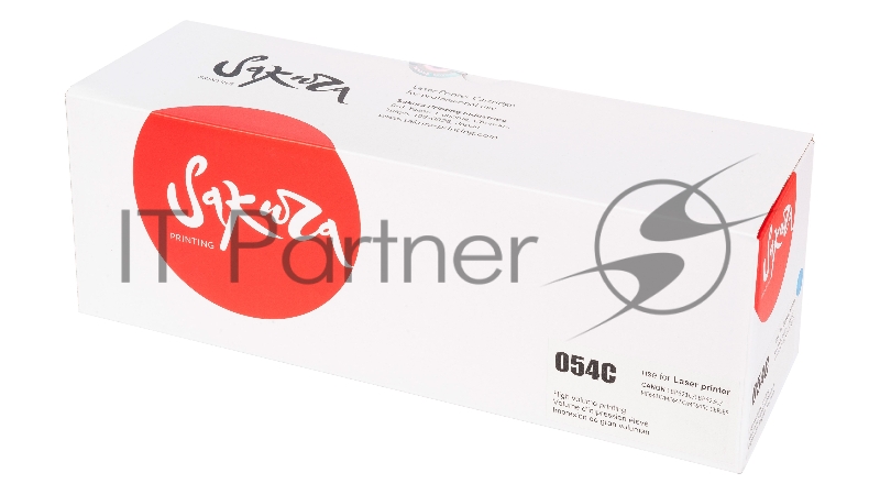 Картридж лазерный Sakura CRG054C для Canon i-SENSYS LBP 621Cw/ 623Cdw, MF 641Cw/ 643Cdw/ 645Cx, голубой, 1200 к.