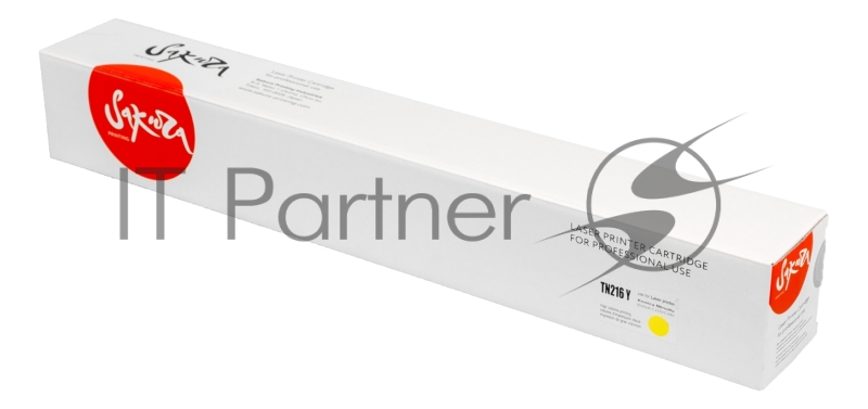 Тонер-туба Sakura KMTN-216Y (A11G251) для Konica Minolta, желтый, 26000 к.