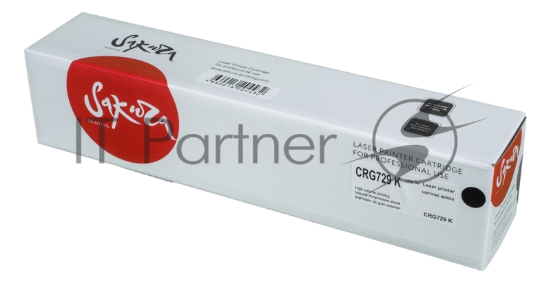 Картридж лазерный Sakura CRG729K для Canon LBP 7010C/7018C, черный, 1200 к.