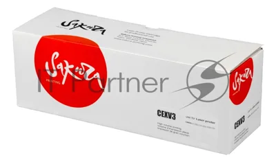 Тонер-туба Sakura CEXV3 для Canon iR-2200/2200i/2800/3300/3300i/3320, черный, 15 000 к.