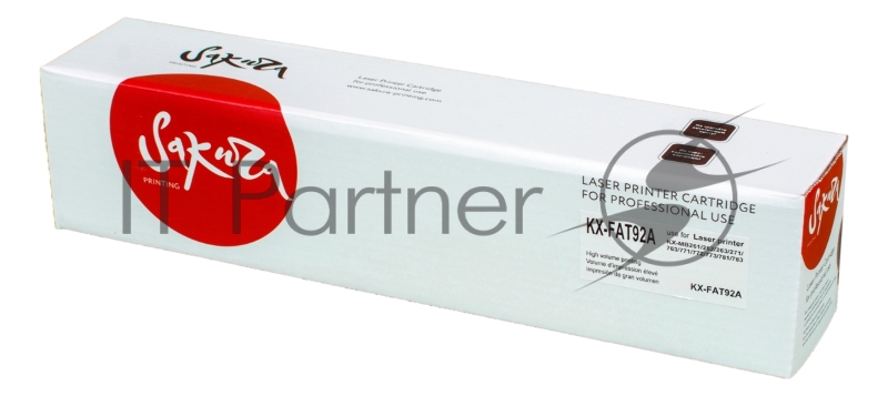 Картридж Sakura KXFAT92A для Panasonic KX-MB262/263/271/283/763/772/773/781/783, черный, 2000 к.