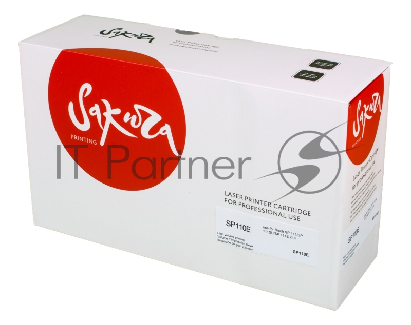 Картридж Sakura SP110E Black для Ricoh SP 111, SP 111SU, SP 111S, черный, 2000 к.
