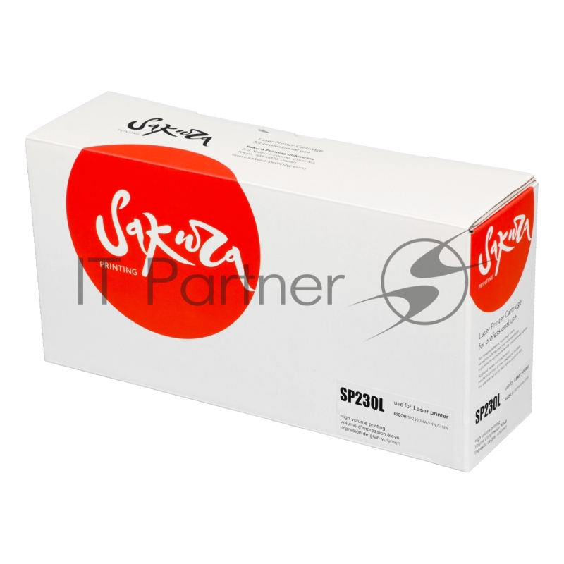 Картридж Sakura SP230L для Ricoh Aficio SP230DNw/SP230SFNw, черный, 1 200 к.