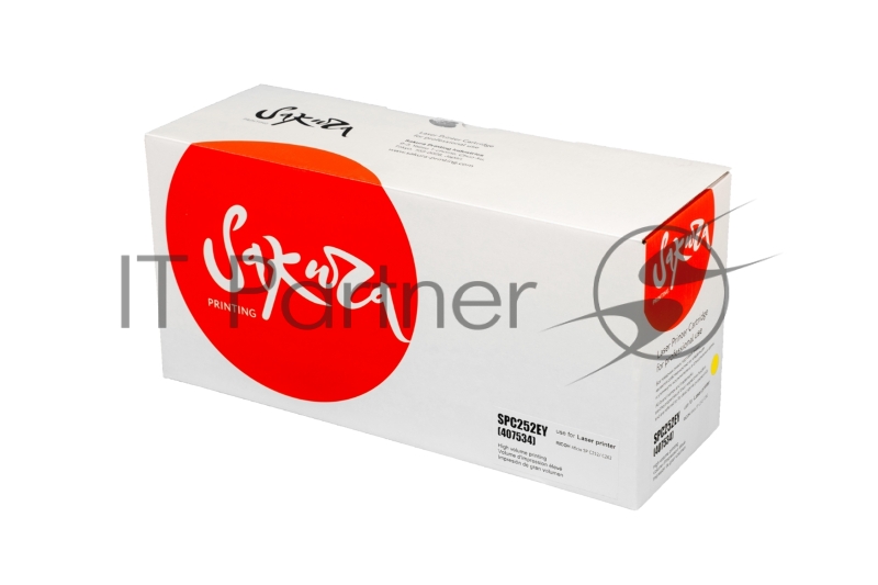 Картридж Sakura SPC252EY (407534) для Ricoh, желтый, 4000 к.