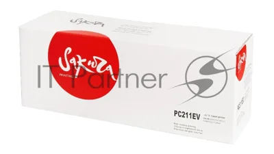 Картридж Sakura PC211EV для Pantum P2200, P2500, M6500/M6600, черный, 1 600 к.