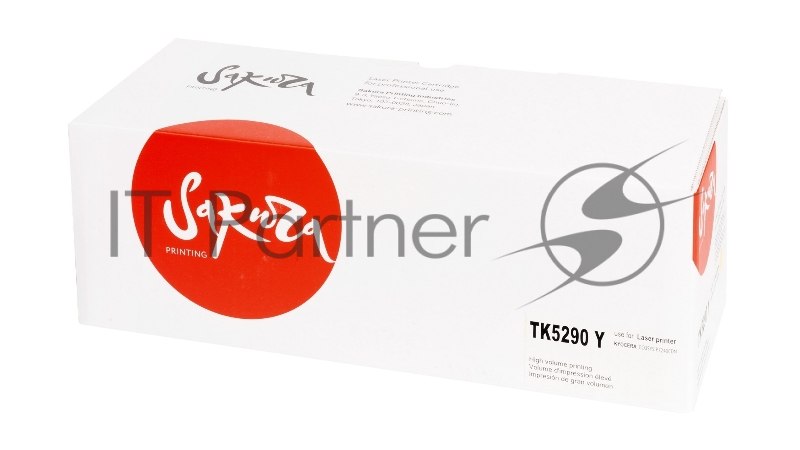 Картридж Sakura TK5290Y для Kyocera Mita ECOSYS P7240cdn, желтый, 13 000к.