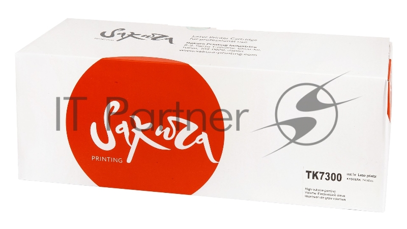 Картридж Sakura TK7300 для Kyocera Mita ECOSYS P4040dn, черный, 15 000 к.