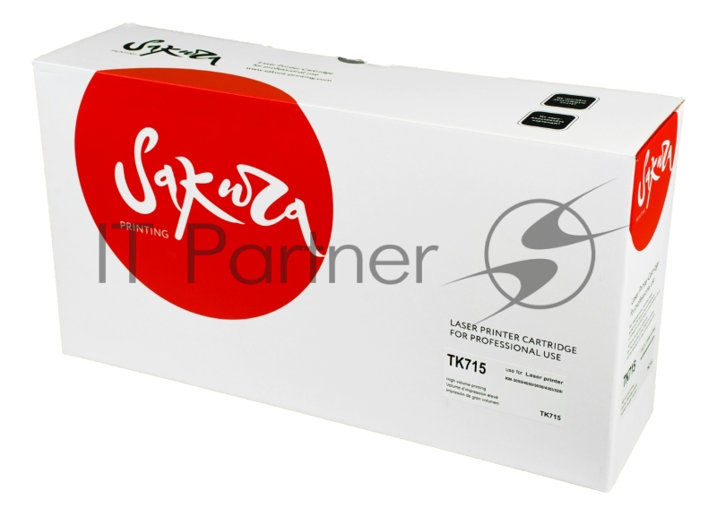 Картридж лазерный Sakura TK715 для Kyocera KM-3050, KM-4050, KM-5050, черный, 34 000 к.