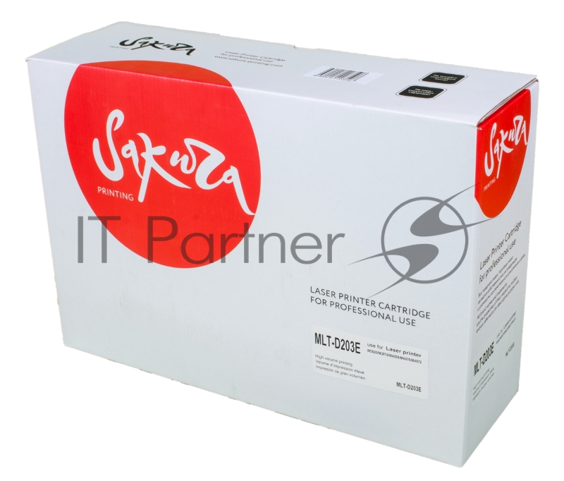 Картридж лазерный Sakura MLTD203E для Samsung SL-M3820/4020,M3870/4070 черный, 10000 к.