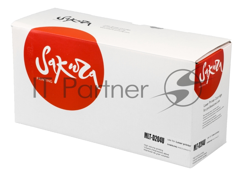 Картридж лазерный Sakura MLTD204U для Samsung SL-M3325/3375/3825/3875/4025/4075 черный, 15 000к.
