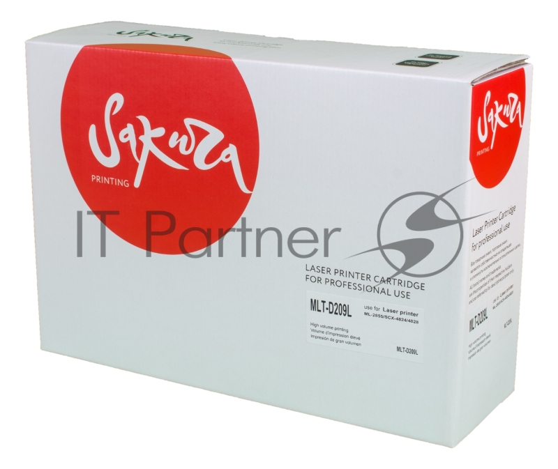 Картридж лазерный Sakura MLTD209L для Samsung ML-2855ND/SCX-4824FN/4828FN, черный, 5000 к.