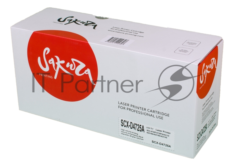 Картридж лазерный Sakura SCX4725A для Samsung SCX-4725F/4725FN/4021S/4321NS/4521NS/4521HS, черный, 3000 к.