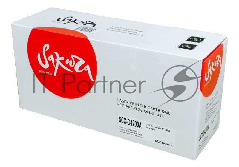 Картридж лазерный Sakura SCXD4200A для Samsung SCX-4200, черный, 3000 к.