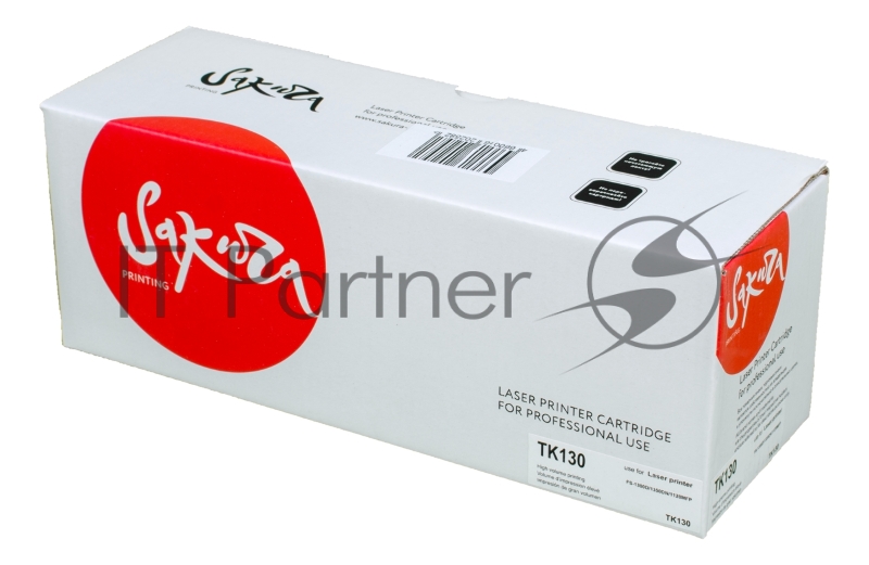 Картридж Sakura TK130/131/132/133/134 для Kyocera Mita FS-1028MFP/1128MFP/1300D/1300DN/1350DN, черный, 7200 к.