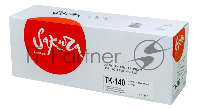 Картридж Sakura TK140/142/144 для Kyocera Mita FS-1100, черный, 4000 к