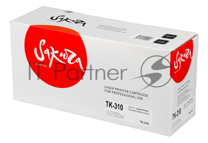 Картридж лазерный Sakura TK-310/312 для Kyocera Mita FS-2000D/3820N/3830N/4000D, черный, 12000 к.