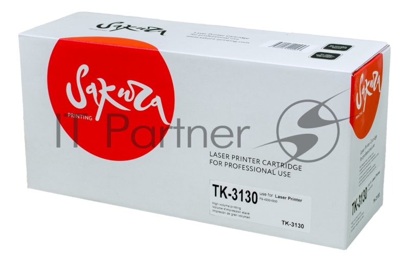 Картридж лазерный Sakura TK3130 для Kyocera Mita FS-4200/4300, черный, 25000 к.