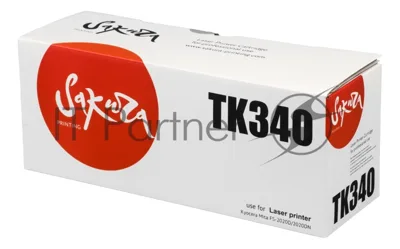 Картридж лазерный Sakura TK340/341/342/343/344 для Kyocera Mita FS-2020D/2020DN, черный, 12000 к.