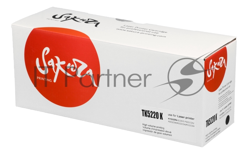 Картридж лазерный Sakura TK5220K для Kyocera Mita ECOSYS p5020cdn/p5021cdw/m5221cdn/m5521cdw, черный, 1 200 к.