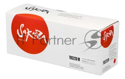 Картридж Sakura TK5220M для Kyocera Mita ECOSYS p5020cdn/p5021cdw/m5221cdn/m5521cdw, пурпурный, 1 200 к.