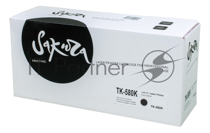 Картридж Sakura TK580K для Kyocera Mita FS-5150DN/5250D, черный, 3500 к.