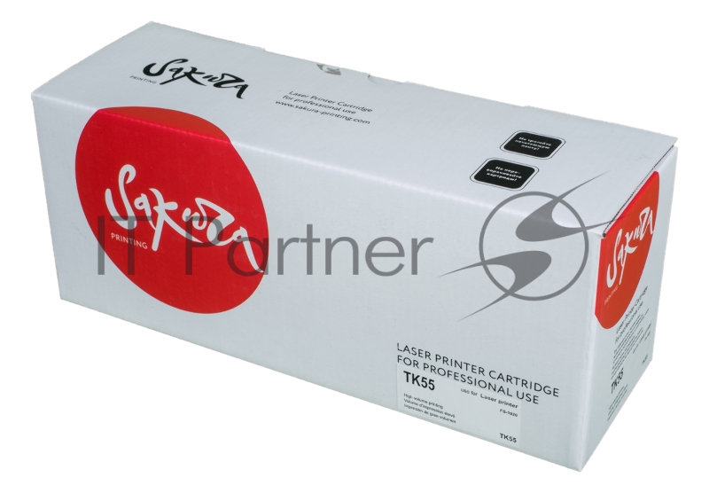 Картридж лазерный Sakura TK55/57 для Kyocera Mita FS-1920, черный, 15000 к.