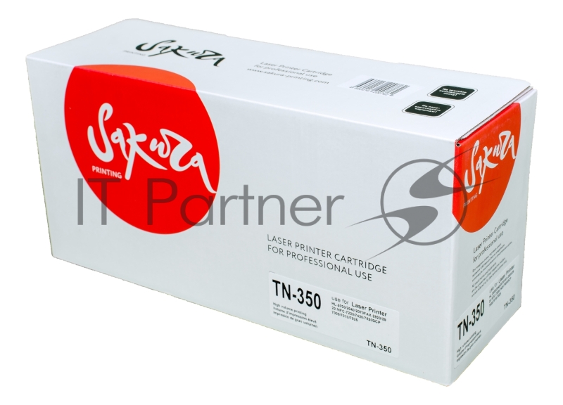 Картридж лазерный Sakura TN2000/2025/2050/350 для Brother HL-2035/2037/2040/2070N FAX-2820/2920 MFC-7220/7420/7820N DCP 7000 series, черный, 2500 к.