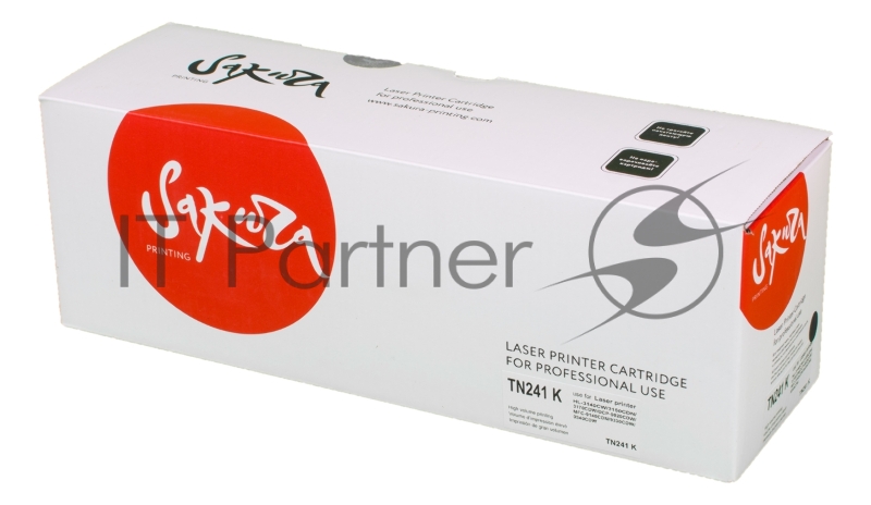 Картридж лазерный Sakura TN241Bk для Brother HL-3140CW, HL-3150CDW, HL-3170CDW, DCP-9020CDW, MFC-9140CDN, MFC-9330CDW, MFC-9340CDW черный, 2600 к.