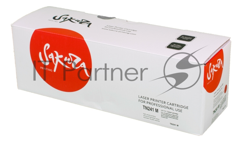 Картридж лазерный Sakura TN241M для Brother HL-3140CW, HL-3150CDW, HL-3170CDW, DCP-9020CDW, MFC-9140CDN, MFC-9330CDW, MFC-9340CDW, пурпурный, 1400 к.